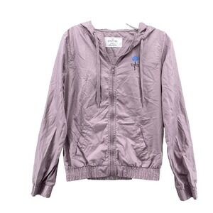 Empyre Hoodie Jacket Women's Small Pink Y2K Skate Windbreker Academia Balletcore